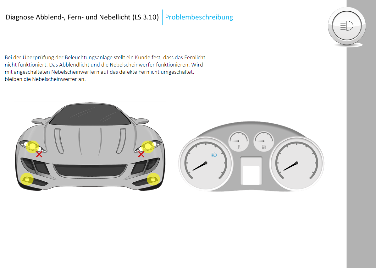 Beispiel aus dem Kfz-Didaktikmaterial