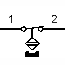 Reedkontakt (Öffner)
