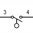 Endschalter-Rolle (Schließer)