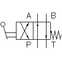 4/2-Wege-Handhebelventil (ii)