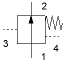 Druckwaage (Schließer)