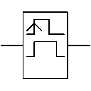 Edge-triggered wiping relay