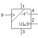 Pressure sensor with display (electrical part)