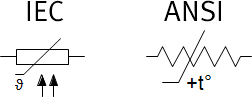 Resistor, temperature-dependent (PTC)