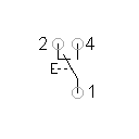 Bouncing changeover switch