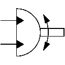 Semi-rotary actuator
