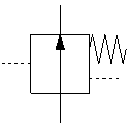 Closing pressure compensator