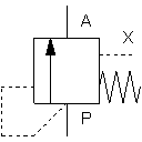 Pressure compensator, downstream (post)